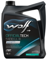 Моторное масло Wolf Officialtech 5W-30 C3 LL III 5л