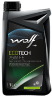 Трансмиссионное масло Wolf Ecotech 75W FE 1л